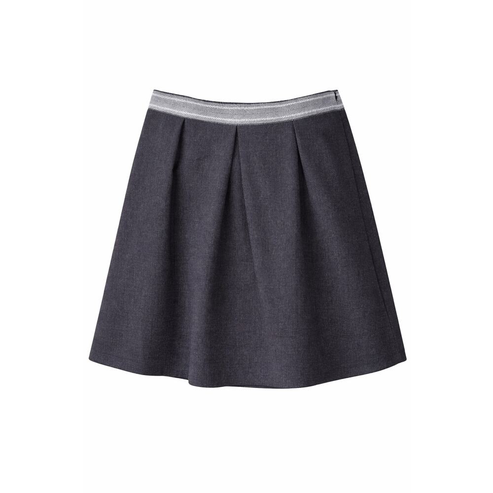 3 for $9 Limited A Line Pleated Skirt Gray S EUC